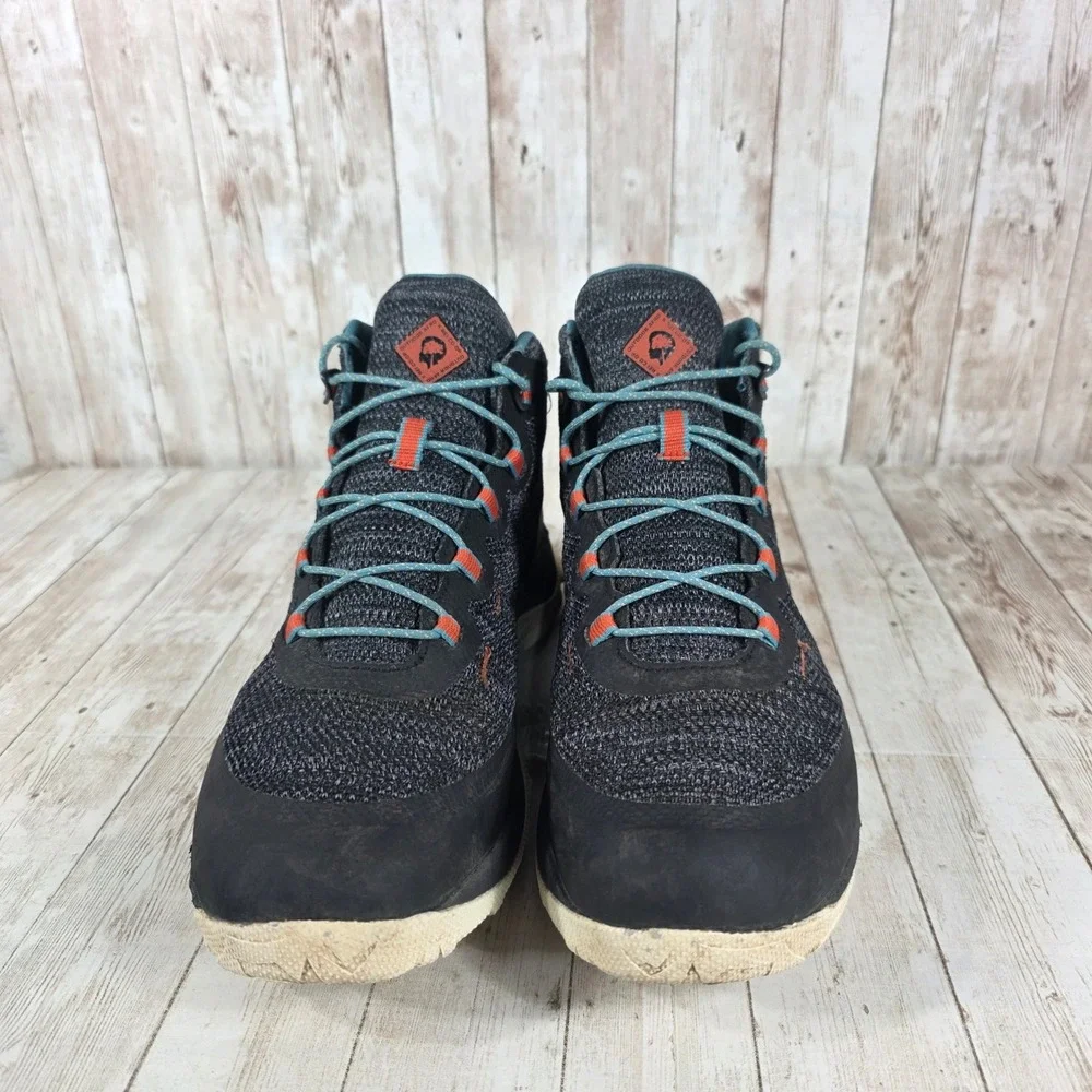 REI Co-op Hydro Walk Men's Lightweight Hiking Trail‎ Boots Gray Orange Size 10